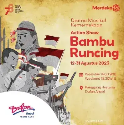 Drama Musikal Kemerdekaan Action Show 'Bambu Runcing'