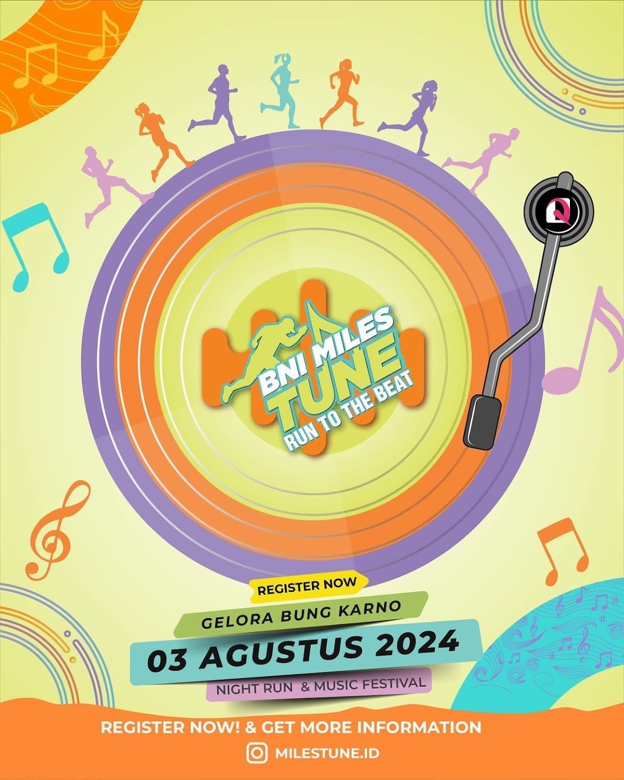 BNI Miles Tune Run to the Beat - 03 Agustus 2024